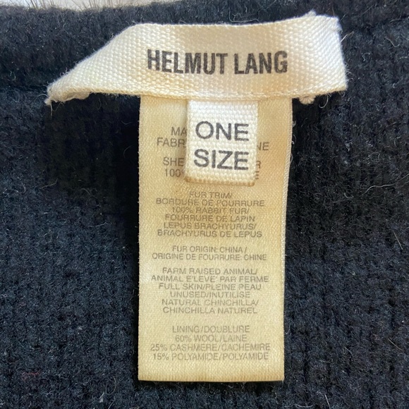 Helmut Lang fur scarf - Picture 3 of 4